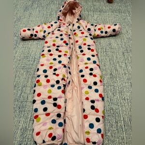Hanna Andersson Colorful Polka Dot snowsuit size 3T